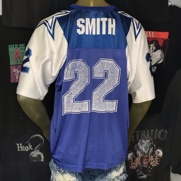 Vintage NFL Dallas Cowboys Emmit Smith #22 Apex Jersey XL